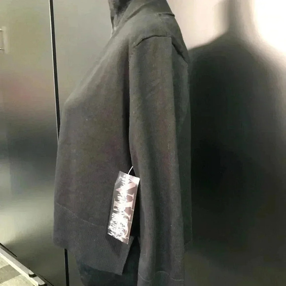 Nina Leonard Bolero, Open front,classic black sweater/cardigan - Picture 3 of 9